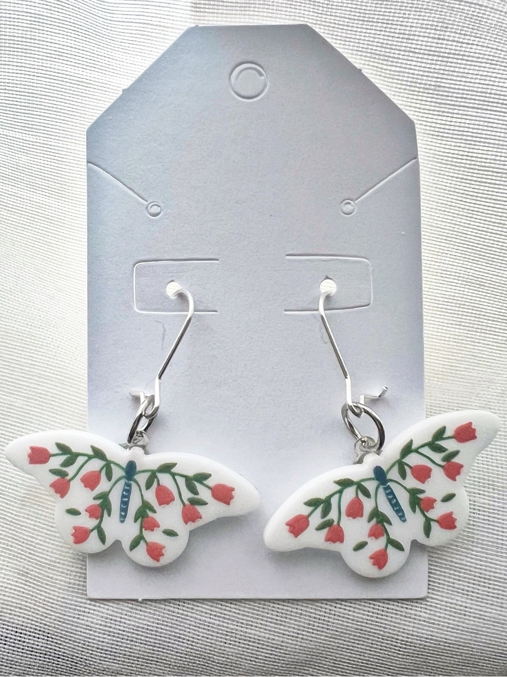 Honoring Dolly Whimsical Butterfly Statement Earrings - Floral Boho Y2K Festival